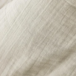 EMINZA Couvre-lit matelassé gaze de coton (260 x 240 cm) Gaïa pampa Beige New