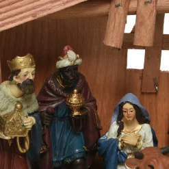 KAEMINGK Crèche de Noël complète (H21 cm) Saint-Daniel Discount
