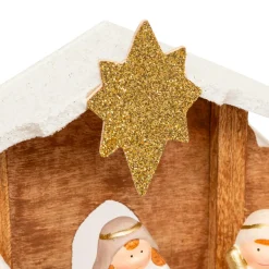 JJA Crèche de Noël complète (H16 cm) Saint-Amaury Or Sale