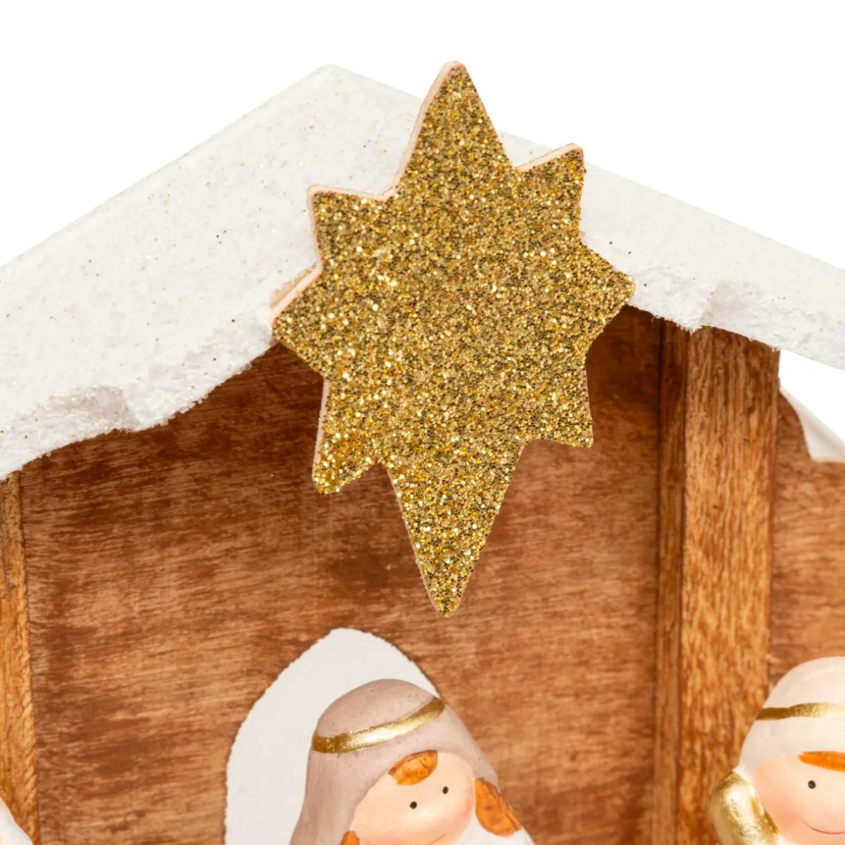 JJA Crèche de Noël complète (H16 cm) Saint-Amaury Or Sale