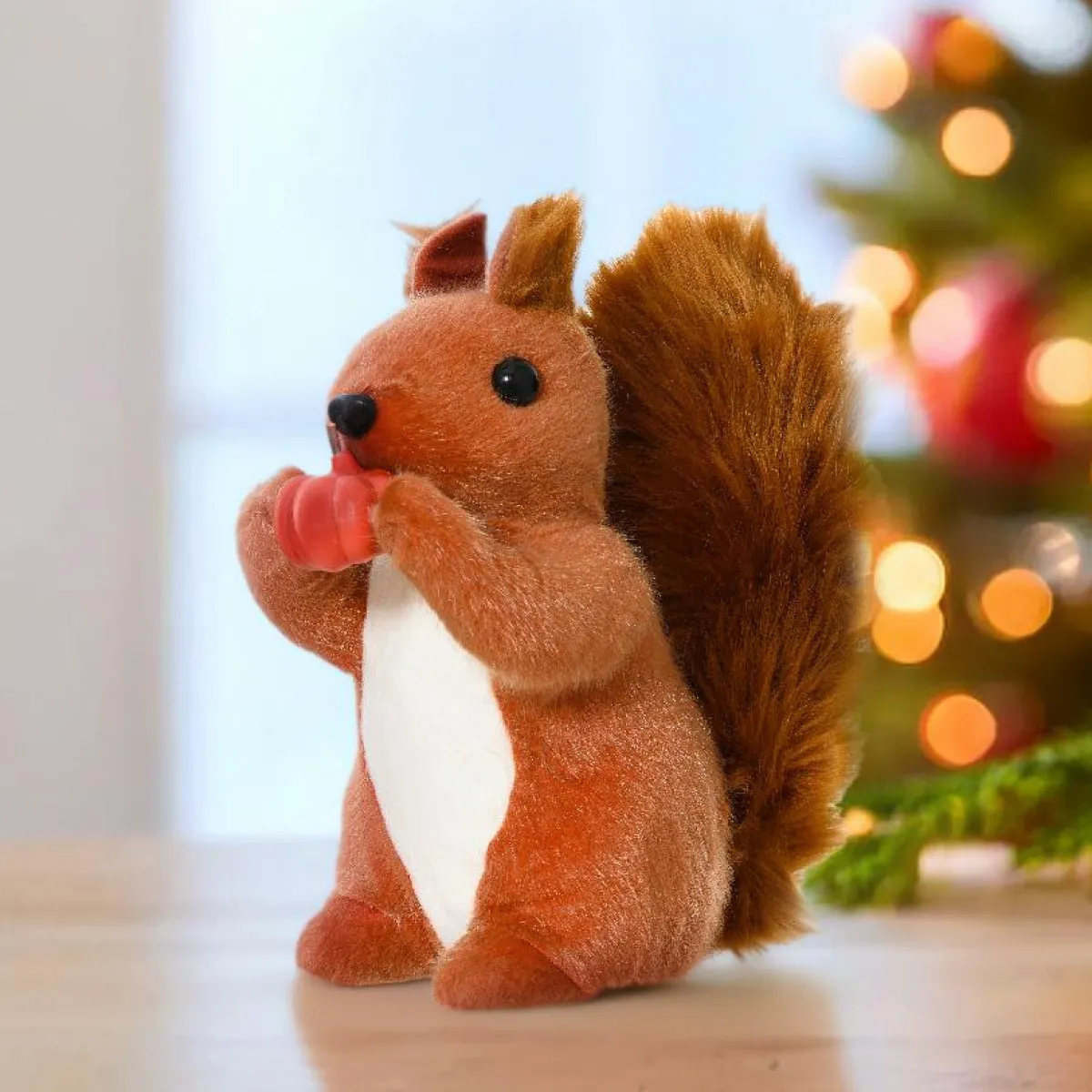 KAEMINGK Écureuil de Noël (H23 cm) Gribouille et citrouille Marron New