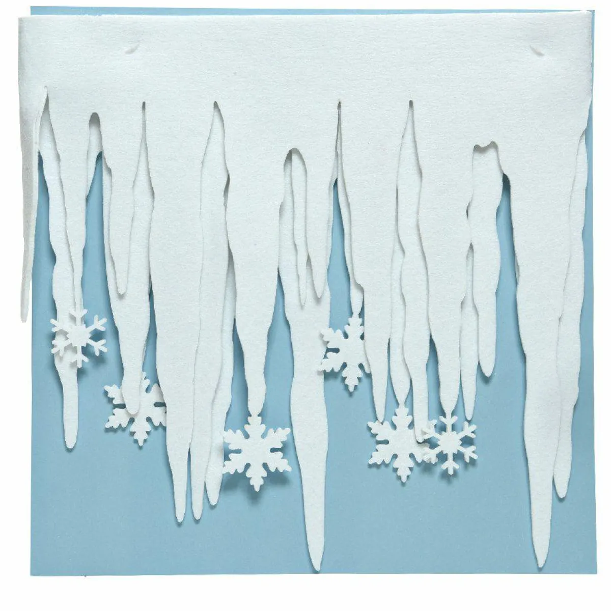 KAEMINGK Décor de Noël pour fenêtre (L200 cm) Stalactites Blanc Clearance