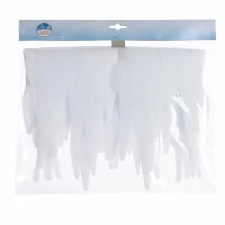 KAEMINGK Décor de Noël pour fenêtre (L200 cm) Stalactite Blanc Best