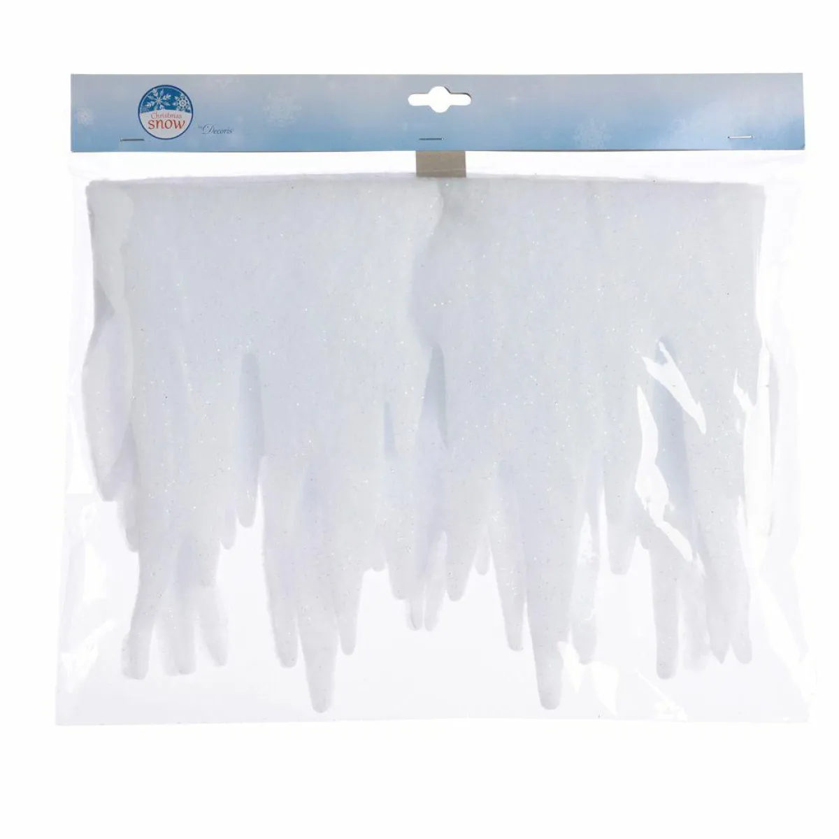 KAEMINGK Décor de Noël pour fenêtre (L200 cm) Stalactite Blanc Best