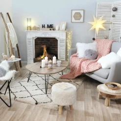 ATMOSPHERA Décoration lettres lumineuses LED Home Noir Discount