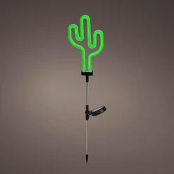 KAEMINGK Décoration lumineuse Solaire à piquer au sol (H73 cm) Cactus néon Vert Online