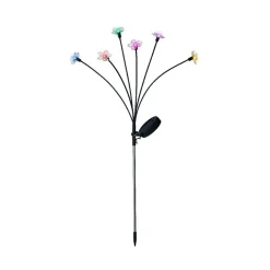 KAEMINGK Décoration lumineuse Solaire à piquer au sol (H70 cm) Flowers Multicolore Online