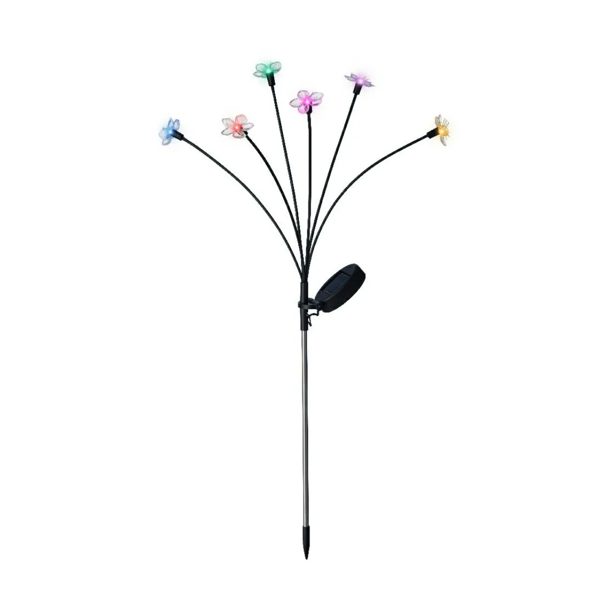 KAEMINGK Décoration lumineuse Solaire à piquer au sol (H70 cm) Flowers Multicolore Online