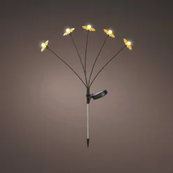 KAEMINGK Décoration lumineuse Solaire à piquer au sol (H60 cm) Marguerites et blanc chaud Jaune Online