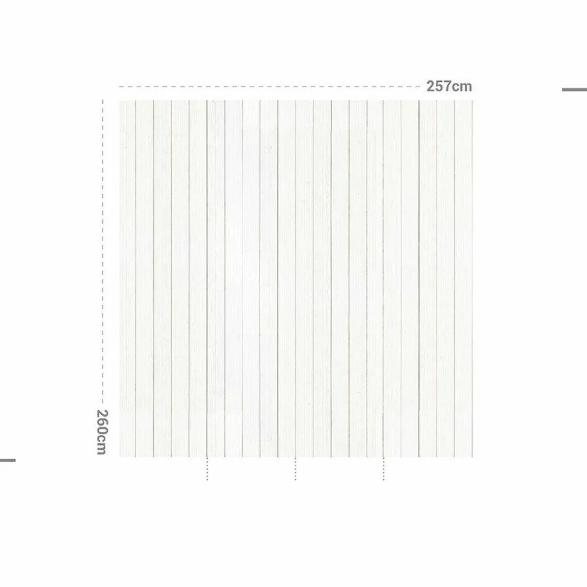 MOTIF Décoration murale adhésive (257 x 260 cm) Coton et Lavande Gris Hot