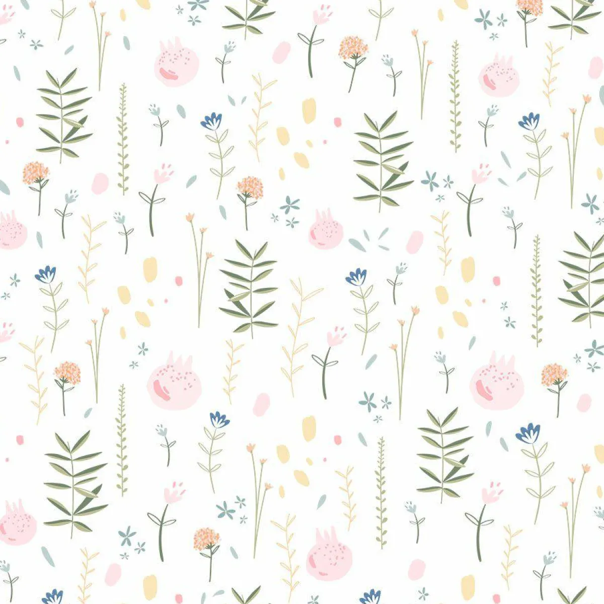 MOTIF Décoration murale adhésive (130 x 260 cm) Primavera Multicolore