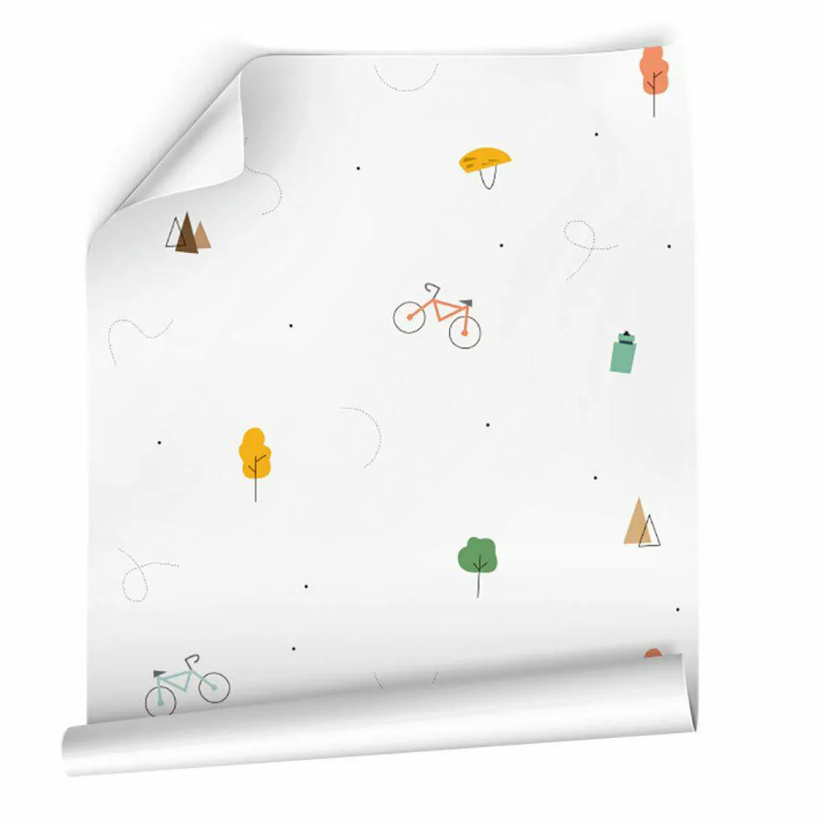 MOTIF Décoration murale adhésive (130 x 260 cm) Bike Multicolore Online