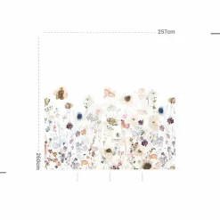 MOTIF Décoration murale adhésive (257 x 260 cm) Aleli Multicolore