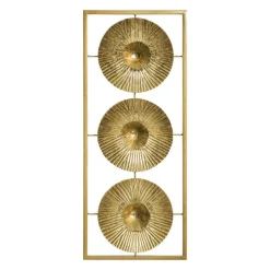 ATMOSPHERA Décation murale en métal (H61 cm) Seashell Or Sale