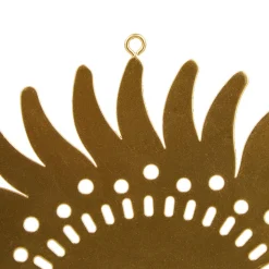 OSTARIA Décation murale en métal (D18 cm) Soleil Or Online