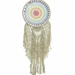 #N/A Décoration murale macramé (H110 cm) Attrape-rêve Arc-en-ciel Multicolore New