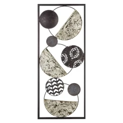 ATMOSPHERA Decoration murale métal (H61 cm) Ethnic Noir New