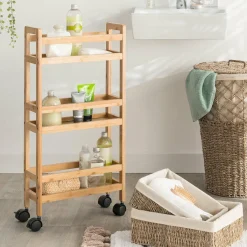 ATMOSPHERA Desserte 3 niveaux bambou (H74,5 cm) Pia Naturel Best