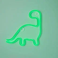 OSTARIA Dinosaure lumineux néon enfant (H23 cm) Vert Outlet