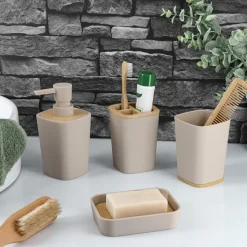 TENDANCE Distributeur de savon (380 ml) Evy Beige Outlet