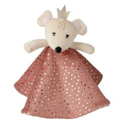 OSTARIA Doudou bébé (26 cm) Souris Rose Sale