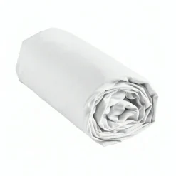 douceur d'intu017drieur Drap housse coton lavé (140 x 190 cm) Linella Blanc Outlet