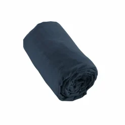 EMINZA Drap housse flanelle de coton (140 x 190 cm) Théa Bleu nuit Hot