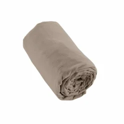 EMINZA Drap housse flanelle de coton (140 x 190 cm) Nina Ficelle Outlet