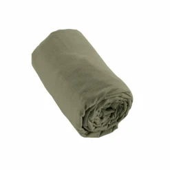 EMINZA Drap housse flanelle de coton (140 x 200 cm) Nina Vert romarin Online