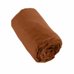 EMINZA Drap housse flanelle de coton (90 x 200 cm) Nina Terracotta Sale