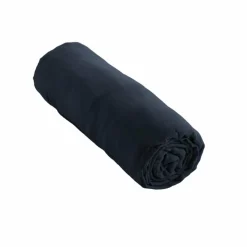EMINZA Drap housse gaze de coton (200 x 200 cm) Gaïa Bleu nuit Discount