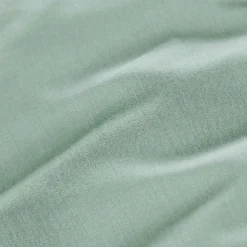 EMINZA Drap housse percale de coton (140 x 190 cm) Cali Vert Eucalyptus New