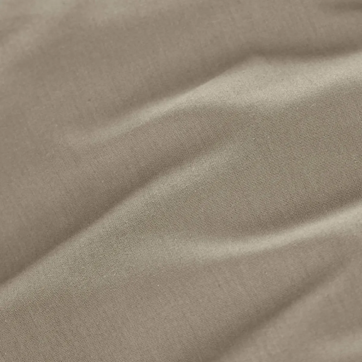 EMINZA Drap housse percale de coton (200 x 200 cm) Cali Taupe Online