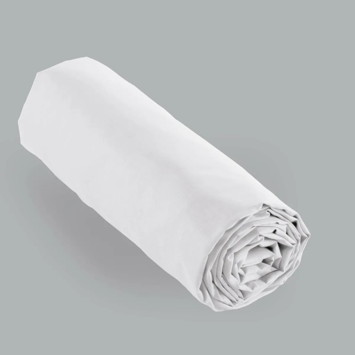 EMINZA Drap housse percale de coton (90 x 190 cm) Cali Blanc Outlet