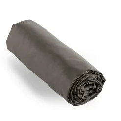 EMINZA Drap housse percale de coton (140 x 200 cm) Cali Gris Anthracite Online