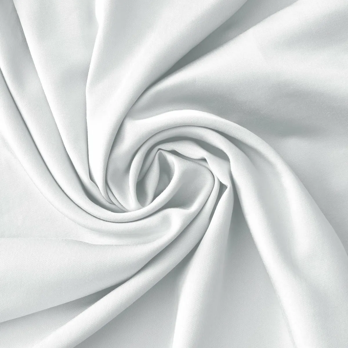 EMINZA Drap housse satin de bambou (200 x 200 cm) Sienna chantilly Blanc Clearance