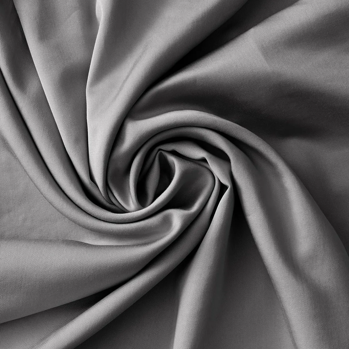 EMINZA Drap housse satin de bambou (90 x 190 cm) Sienna granit Gris