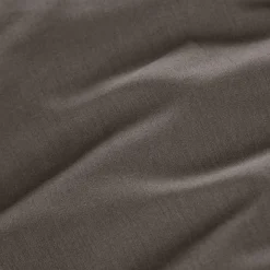 EMINZA Drap plat percale de coton (240 x 300 cm) Cali Gris Anthracite Outlet