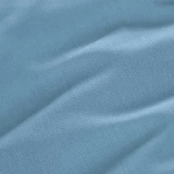 EMINZA Drap plat percale de coton (240 x 300 cm) Cali Bleu Ciel Sale