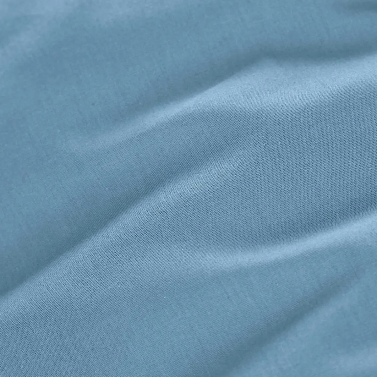 EMINZA Drap plat percale de coton (240 x 300 cm) Cali Bleu Ciel Sale