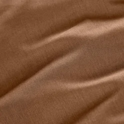 EMINZA Drap plat percale de coton (180 x 290 cm) Cali Marron Chocolat Hot