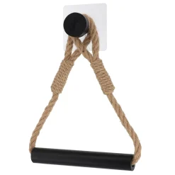 TENDANCE Dérouleur de papier toilette adhésif corde et bambou Harmonie Noir Online