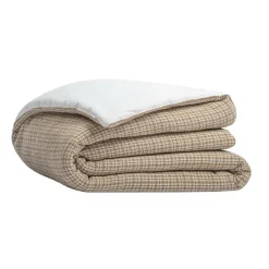 EMINZA Edredon coton (90 x 220 cm) Marius Marron Discount