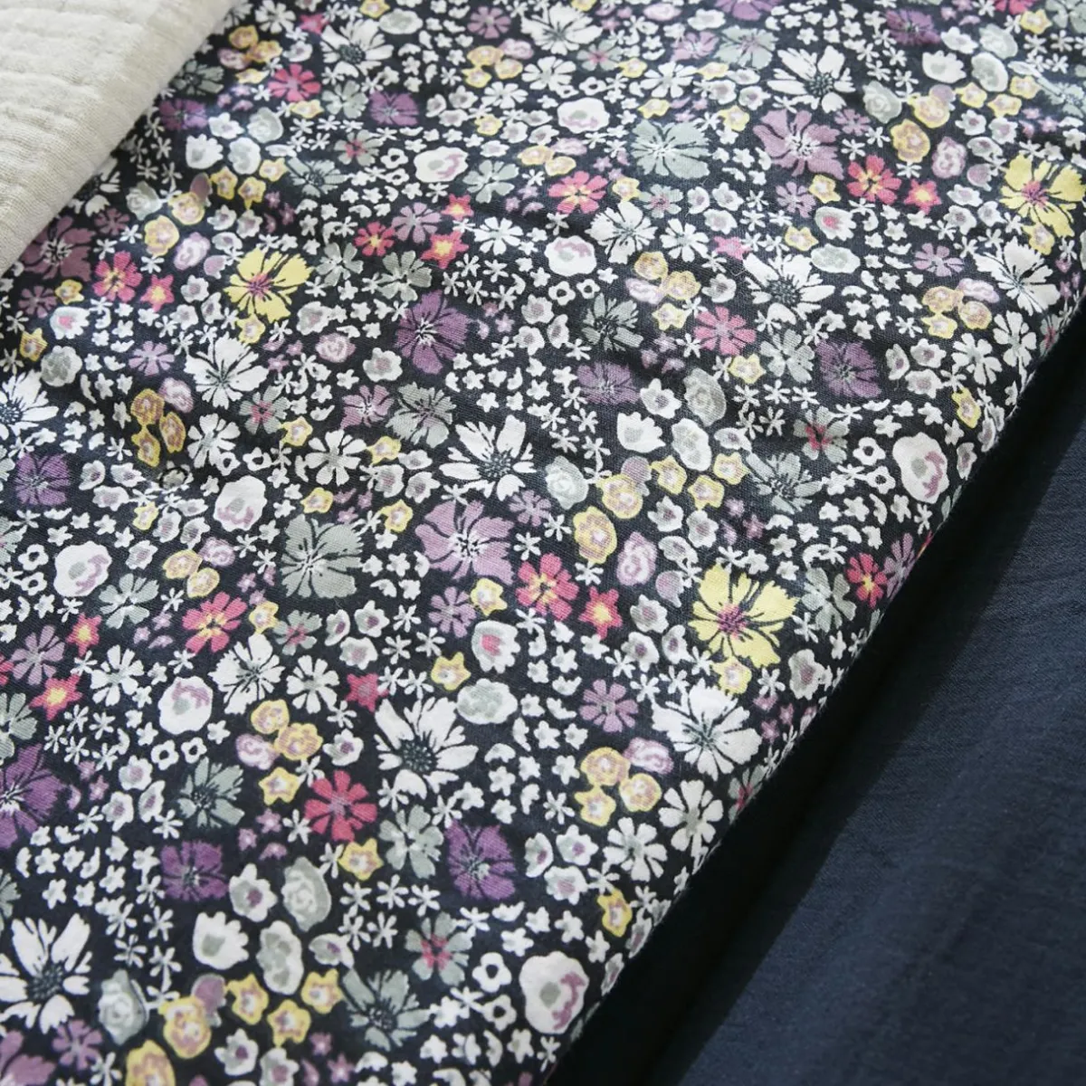 EMINZA Edredon gaze de coton (90 x 200 cm) Elya Violet Clearance