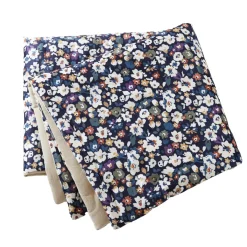 EMINZA Edredon velours (90 x 220 cm) Dolores Bleu Sale