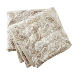 EMINZA Edredon velours (90 x 220 cm) Dolores Beige New