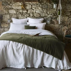EMINZA Edredon velours de coton (90 x 200 cm) Victor thym Vert Best