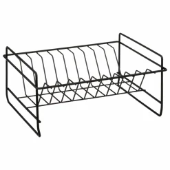 5 Five Simply Smart Egouttoir de cuisine en métal 2 niveaux (48 x 28 cm) Blackwood Noir Clearance