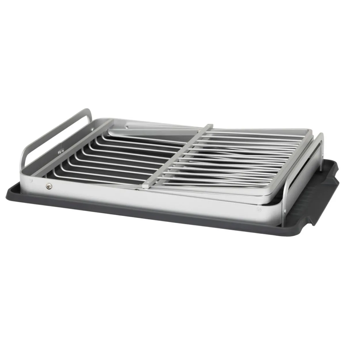 5 Five Simply Smart Egouttoir de cuisine pliant en aluminium (44 x 31 cm) Splash Gris Hot