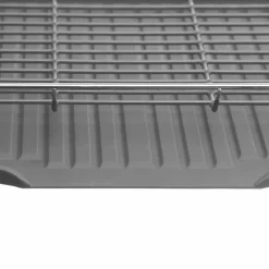 ATMOSPHERA Egouttoir en métal 2 niveaux (50 x 30 cm) Actual Gris